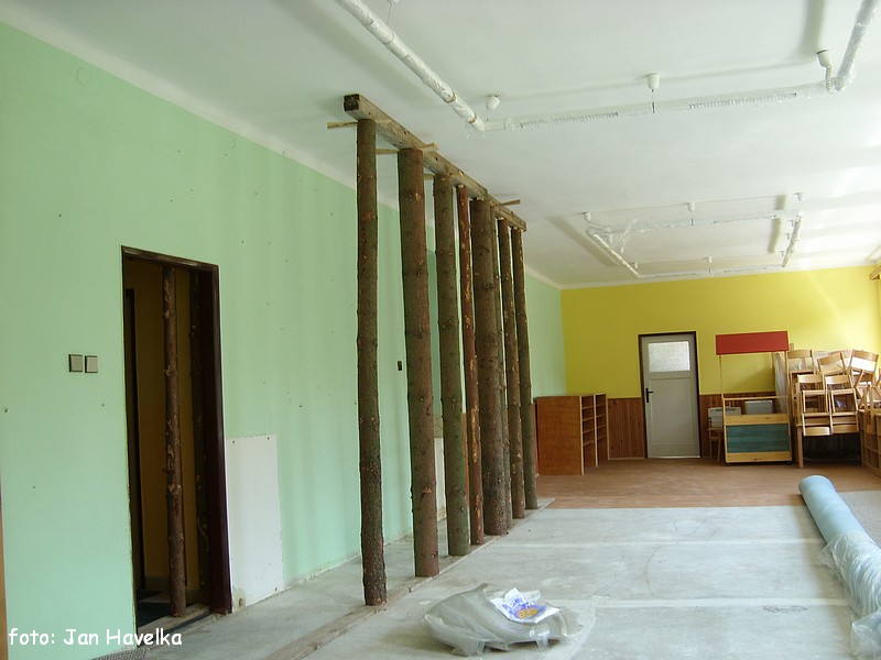 49.Podepření stropu ležícího na nosné zdi