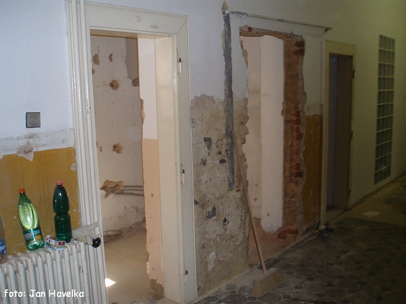 chodba VI. (začátek rekonstrukce)