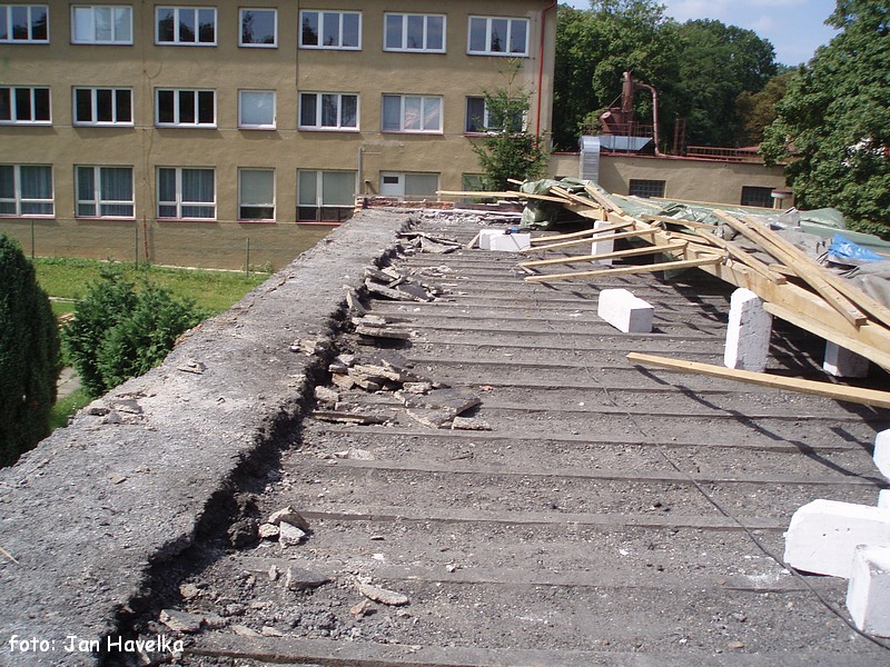 1.5.Rozebrání stávající střechy