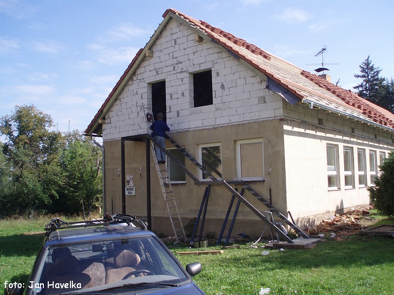 27.Stavba požárního schodiště